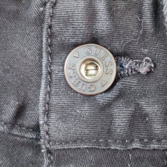 Guess Jeans Daredevil skinny leg stretch black women's size 26 - Picture 7 of 10